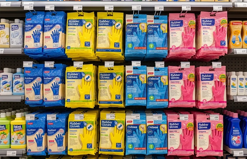 glove packaging design, retail-ready glove packaging, private label glove boxes, hang-card glove packaging, packaging specs for gloves