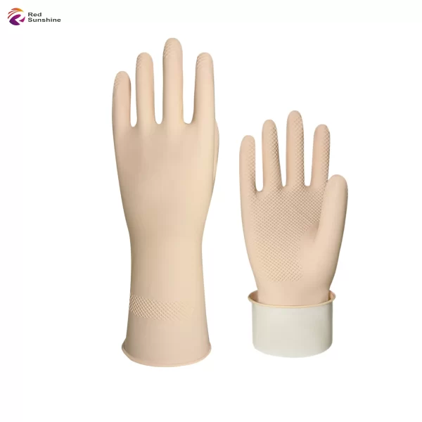 Wholesale Household Rubber Gloves Colorful Reusable Waterproof  Dishwashing Cleaning , Non-Slip Kitchen Glove - Image 7