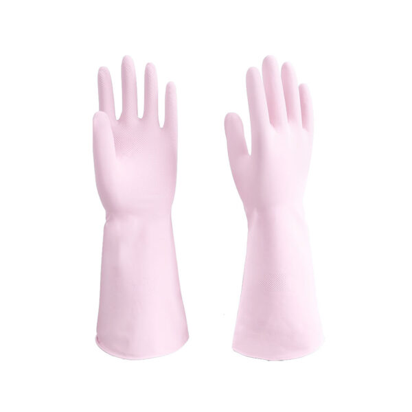 4 Colors 13mil Latex Freee Durable Nitrile Dish washing Gloves 13inch Reusable, Cleaning Non-slip No Powder Kitchen Cooking Horticulture - Image 3