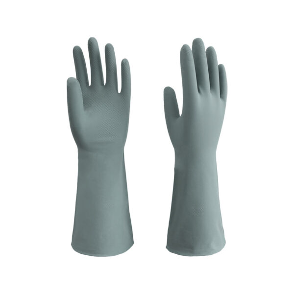 4 Colors 13mil Latex Freee Durable Nitrile Dish washing Gloves 13inch Reusable, Cleaning Non-slip No Powder Kitchen Cooking Horticulture - Image 4