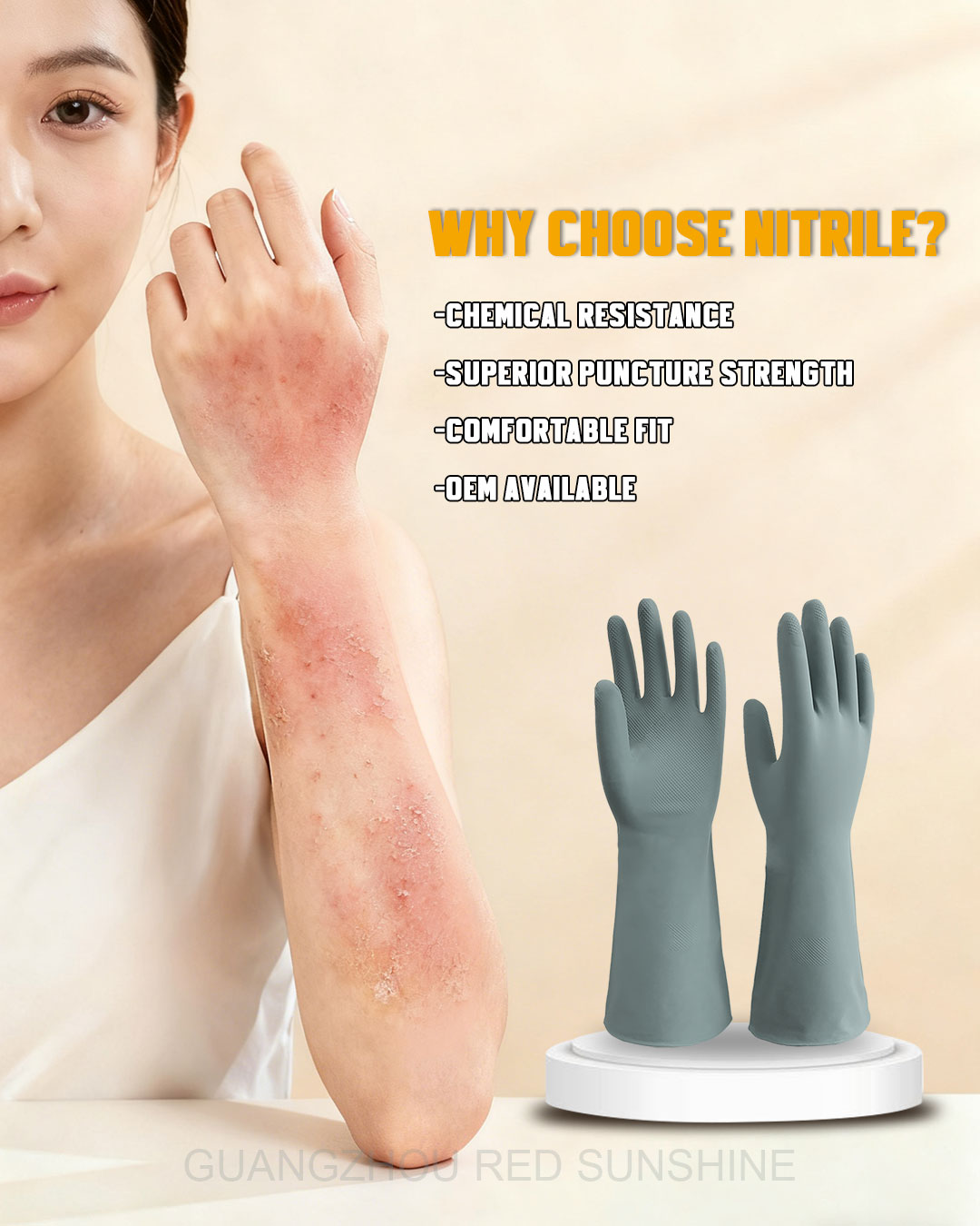 private label household gloves, OEM glove manufacturer, flexible MOQ gloves, mixed-SKU glove orders, batch QC for gloves