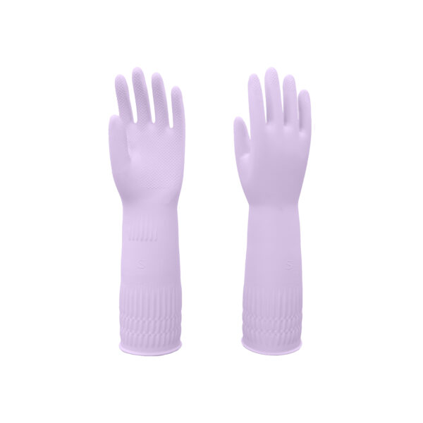 38CM/45 CM 3 Colors Reusable Household Cleaning Rubber Gloves
