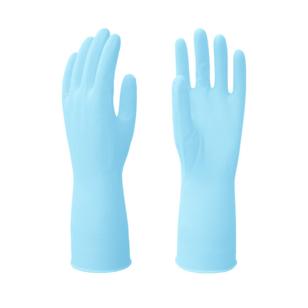 29 CM 3 Colors Reusable Natural Rubber Dishwashing Gloves