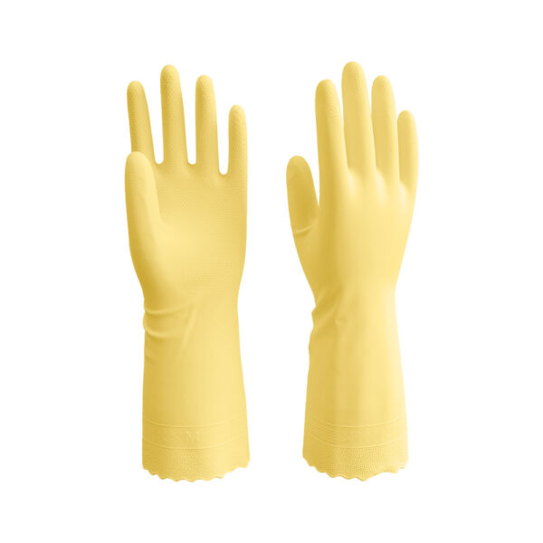 32 CM 3 Colors Reusable Dishwashing Cleaning PVC Gloves