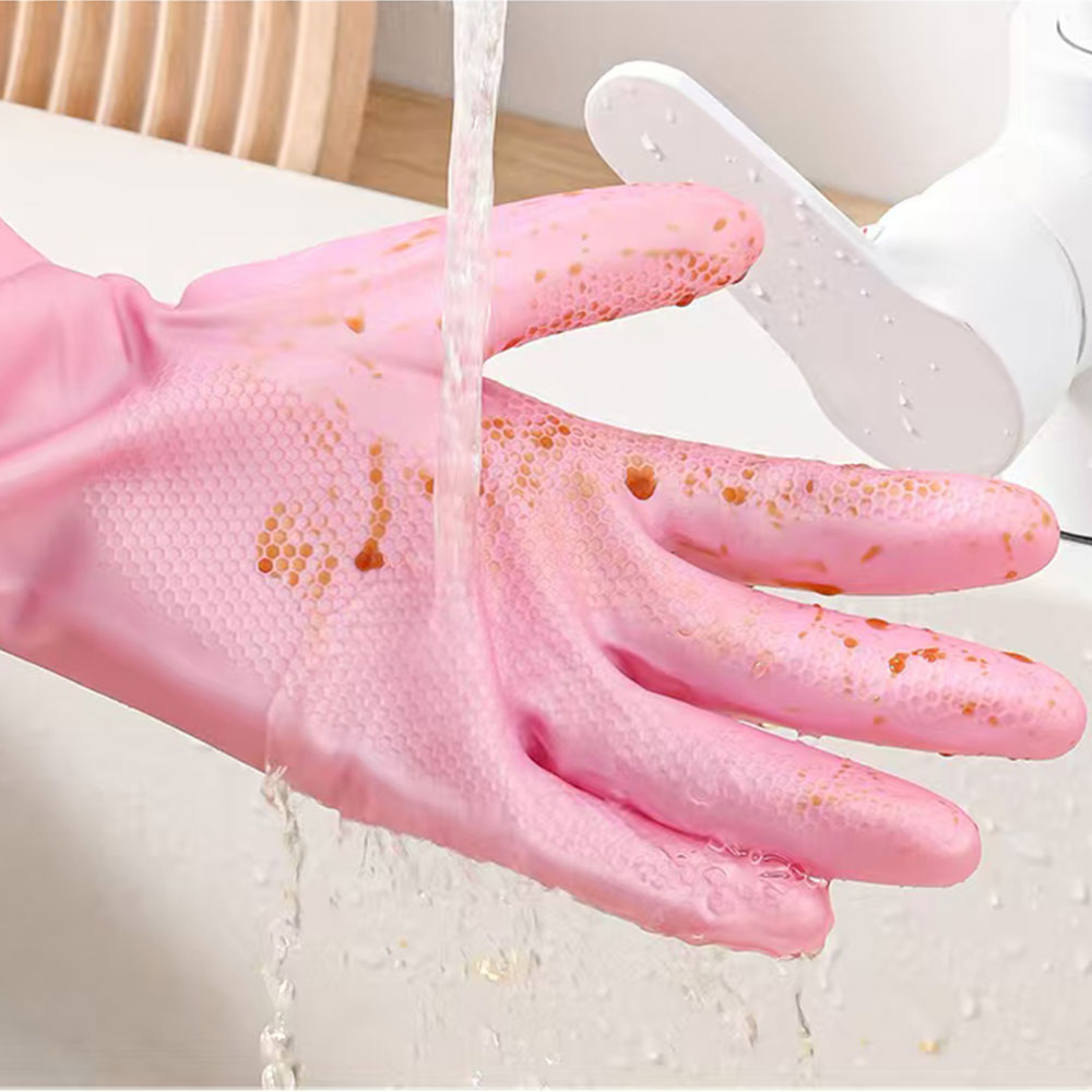 Embossed diamond grip pattern for superior wet and oily traction.