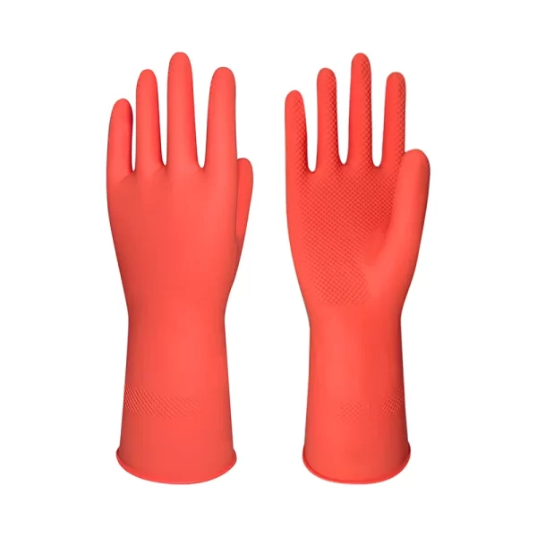 Latex household gloves