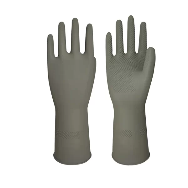 Latex household gloves