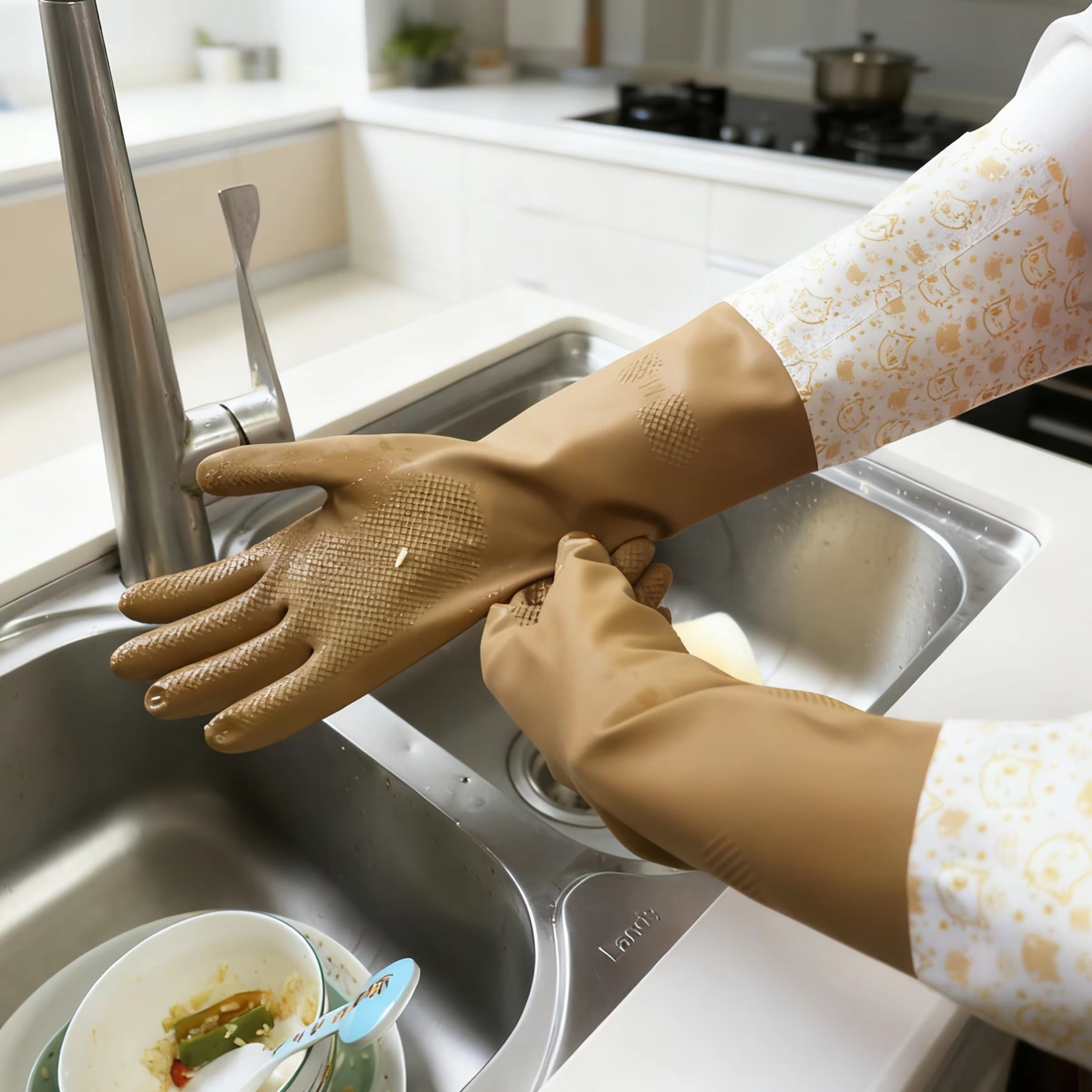Latex household gloves-RHJ-33-TH 5 Latex household gloves-RHJ-33-TH - Image 5