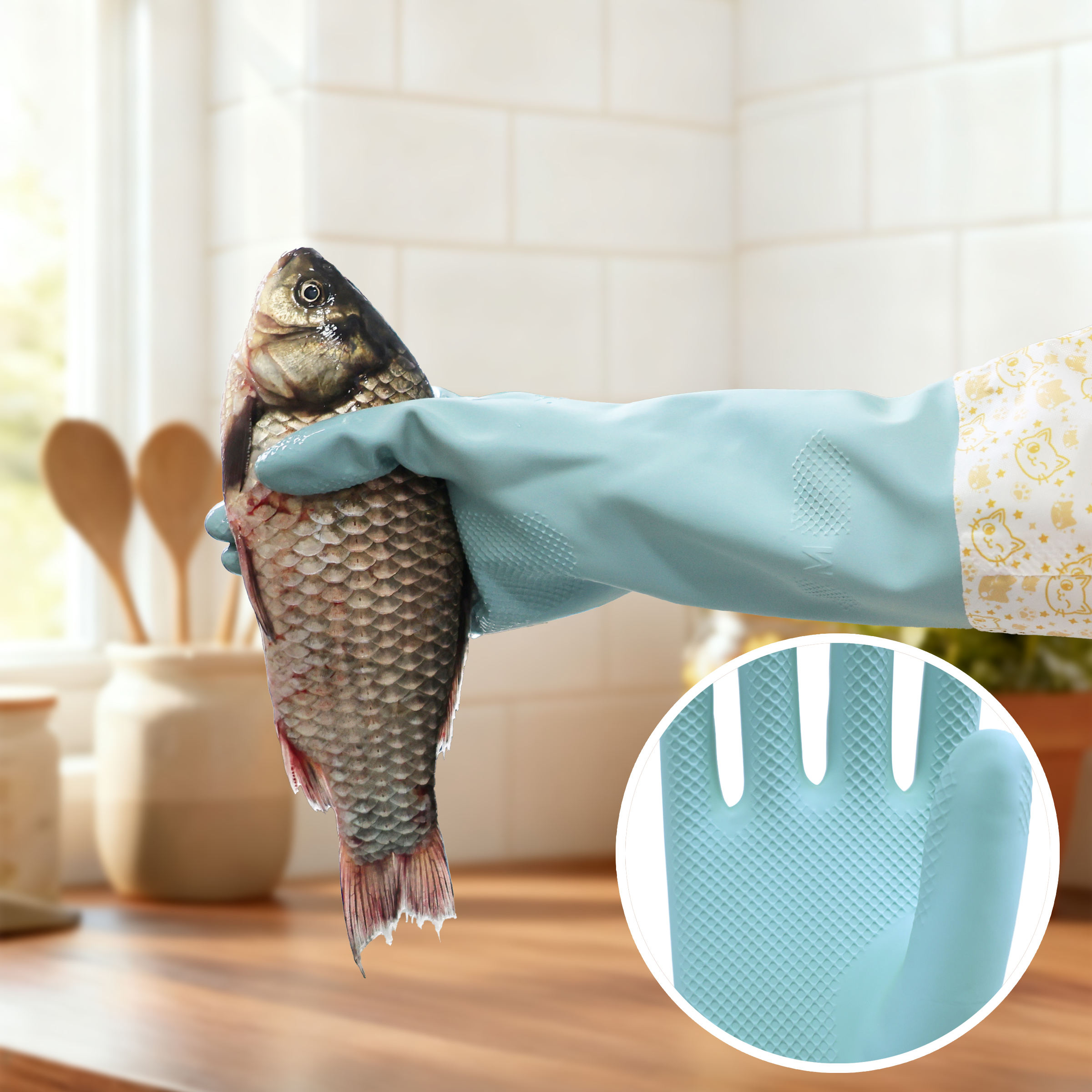 Latex household gloves-RHJ-33-TH 6 Latex household gloves-RHJ-33-TH - Image 6