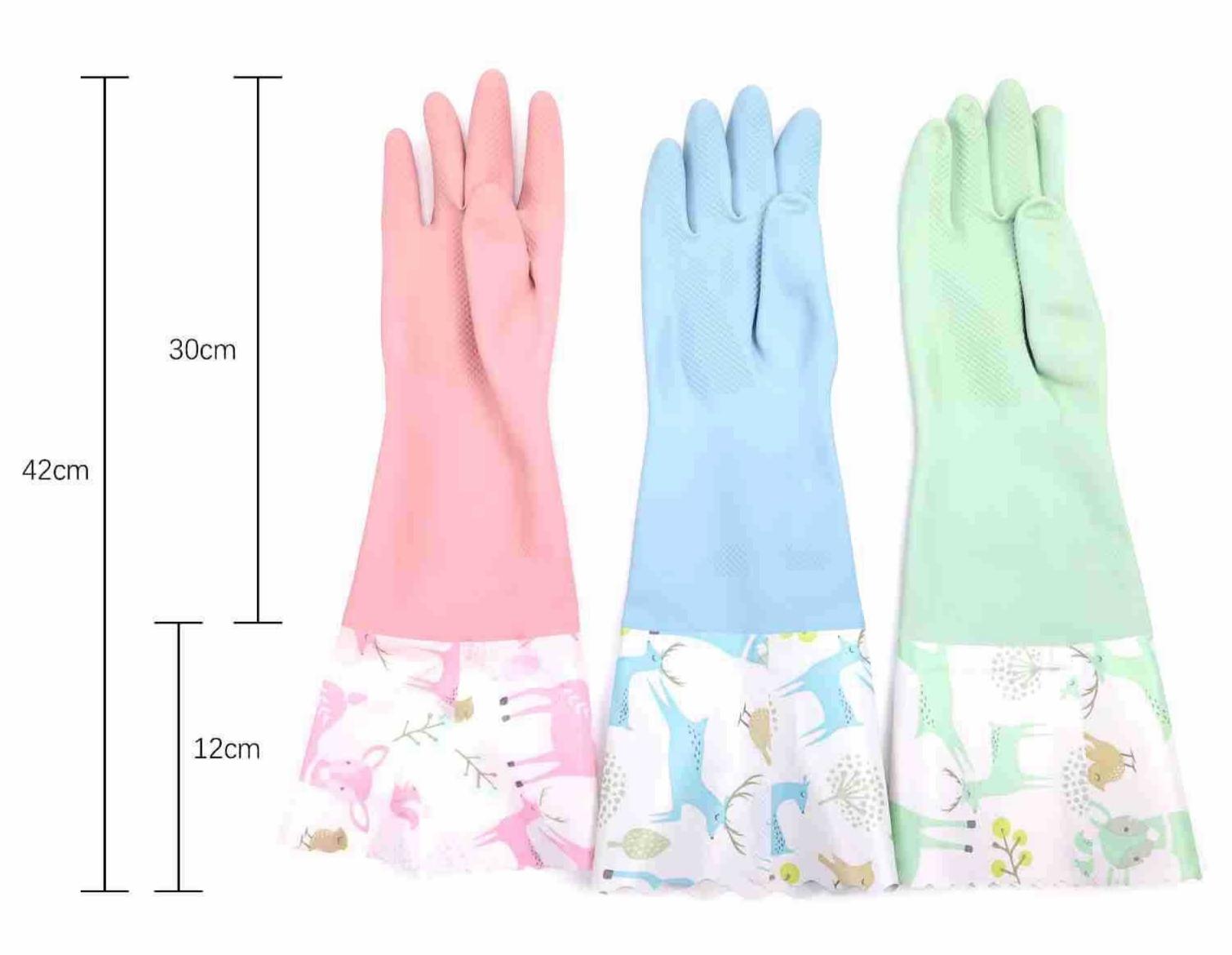 Latex household gloves-RHJ-33-YX1 3 Latex-household-gloves-RHJ-33-YX1