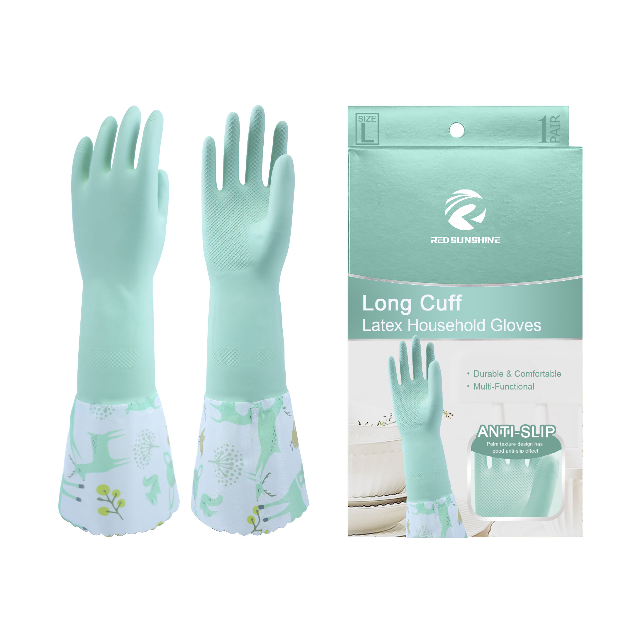 Latex household gloves-RHJ-33-YX1
