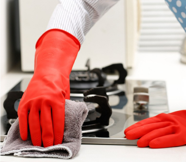 Latex household gloves-RHX-31-R 12 Latex household gloves-RHX-31-R