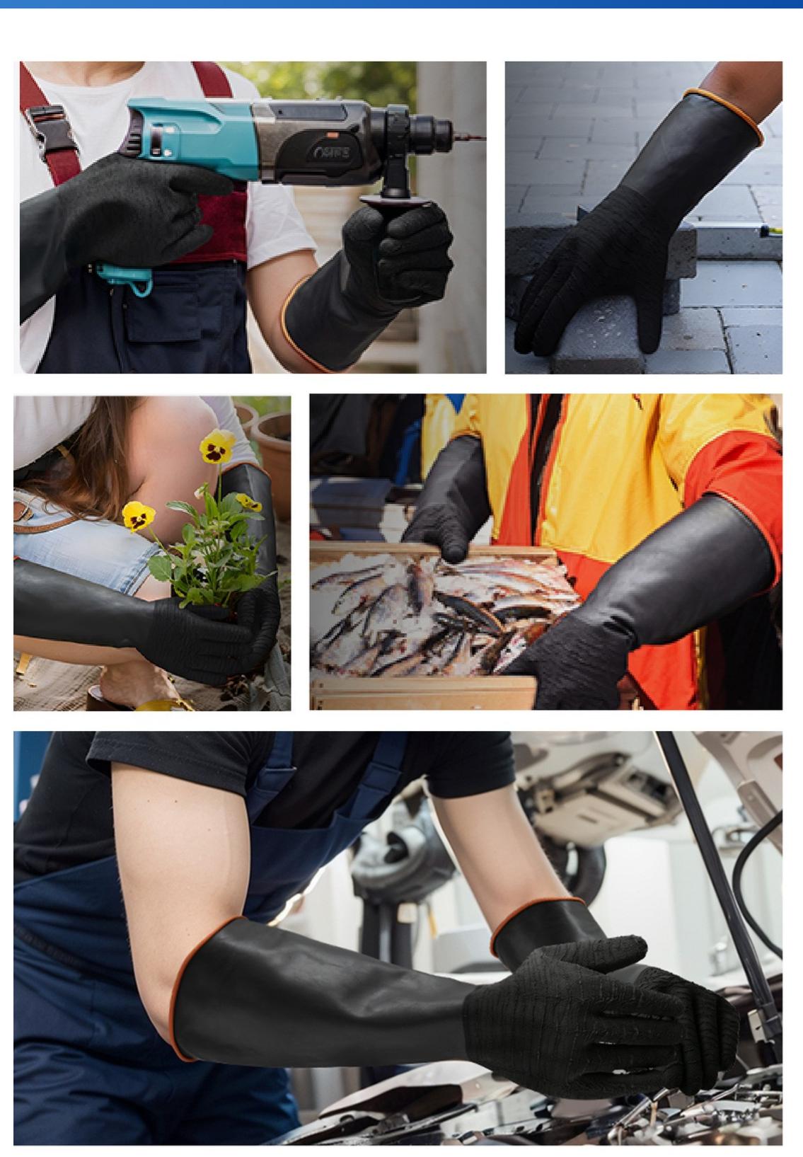 Latex industrial gloves-RIX-35-ZW 6 Latex industrial gloves-RIX-35-ZW - Image 6