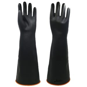 Latex industrial gloves-RIX-55-GM