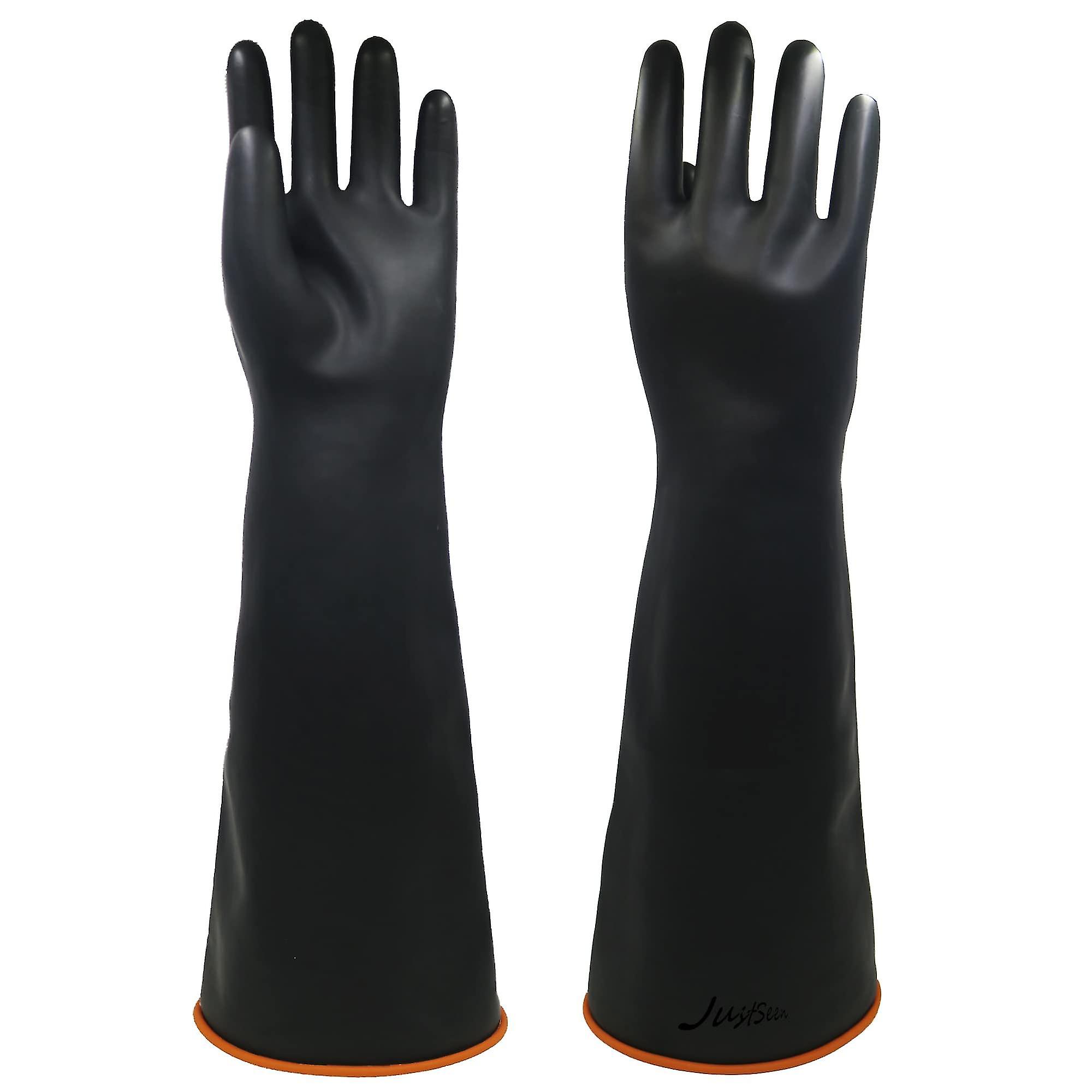 Latex industrial gloves-RIX-55-GM