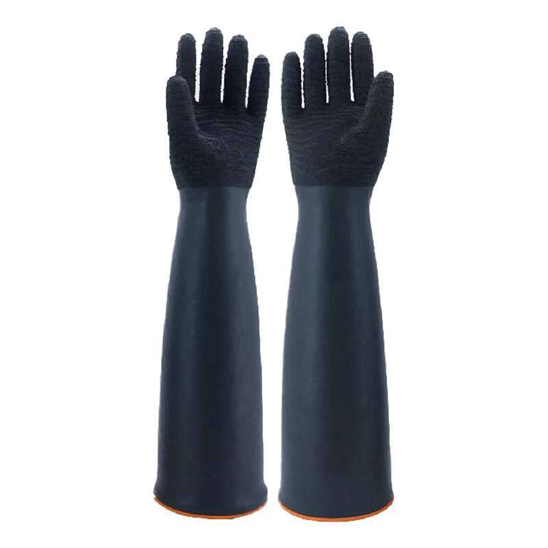 Latex industrial gloves-RIX-55-ZW