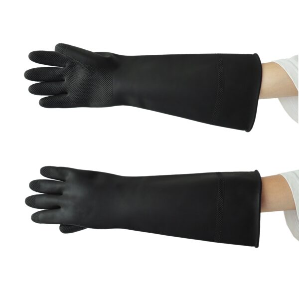 Latex industrial gloves-RIY-45-HW-Black 9 Latex industrial gloves-RIY-45-HW-Black