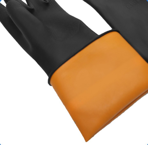 Latex industrial gloves-RIY-45-HW-Black 6 Latex industrial gloves-RIY-45-HW-Black - Image 6