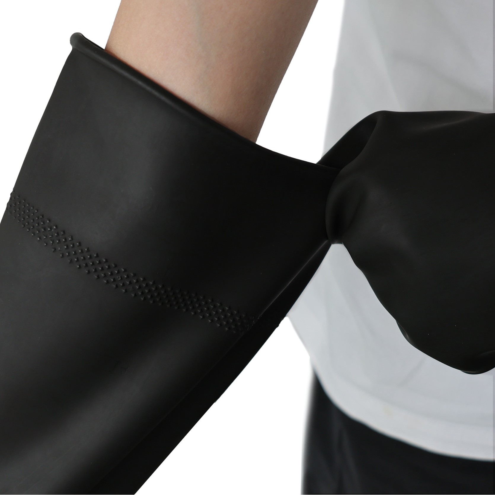 Latex industrial gloves-RIY-45-HW-Black 5 Latex industrial gloves-RIY-45-HW-Black - Image 5