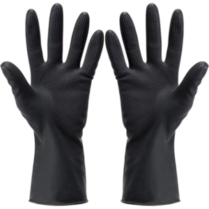 Mini Latex household gloves-RHY-26-Black
