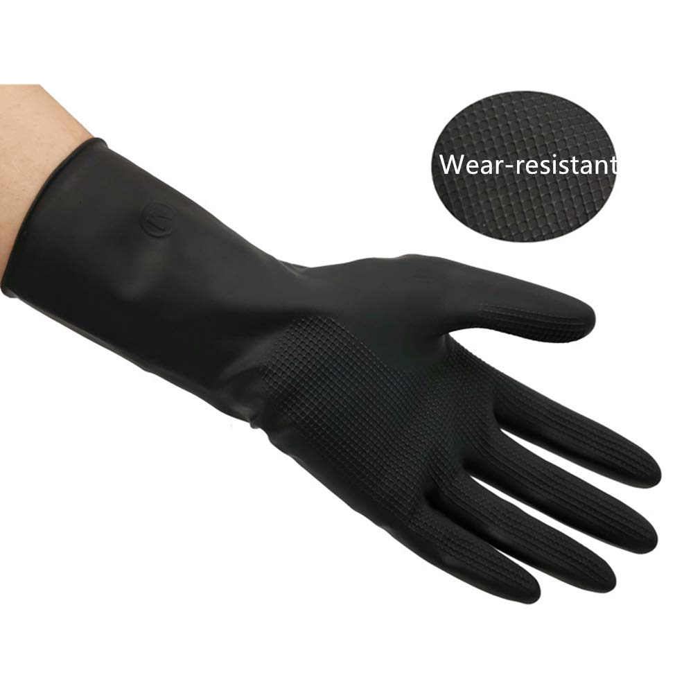 Mini Latex household gloves-RHY-26-Black 4 Mini Latex household gloves-RHY-26-Black - Image 4