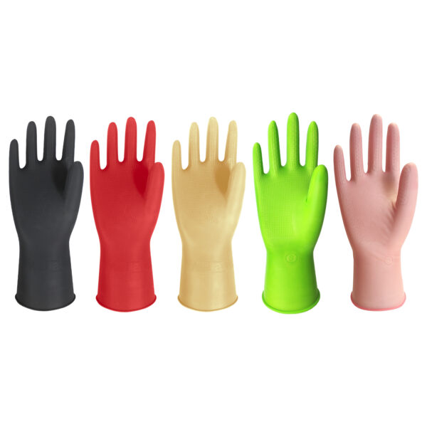 Mini Latex household gloves-RHY-26 5 Mini latex rubber household gloves