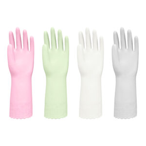 Description: PVC household gloves Weight: 60-70g Size: L M S Length: 32cm Width:9-11cm