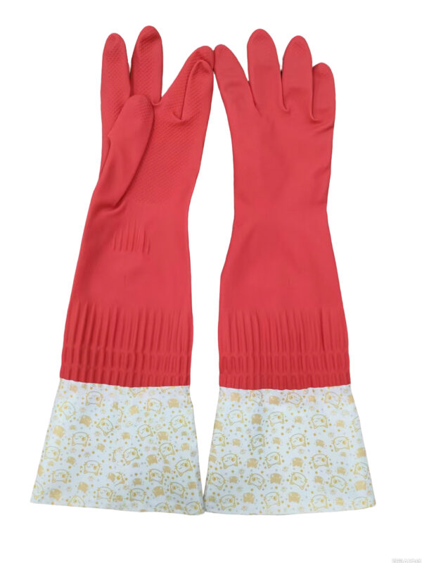 Latex household gloves-RHJ-38-TH