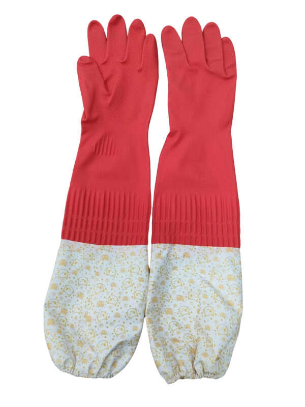 Latex household gloves-RHJ-38-TH
