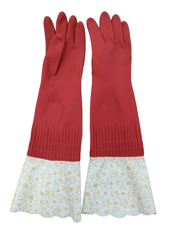 Latex household gloves-RHJ-38-TH