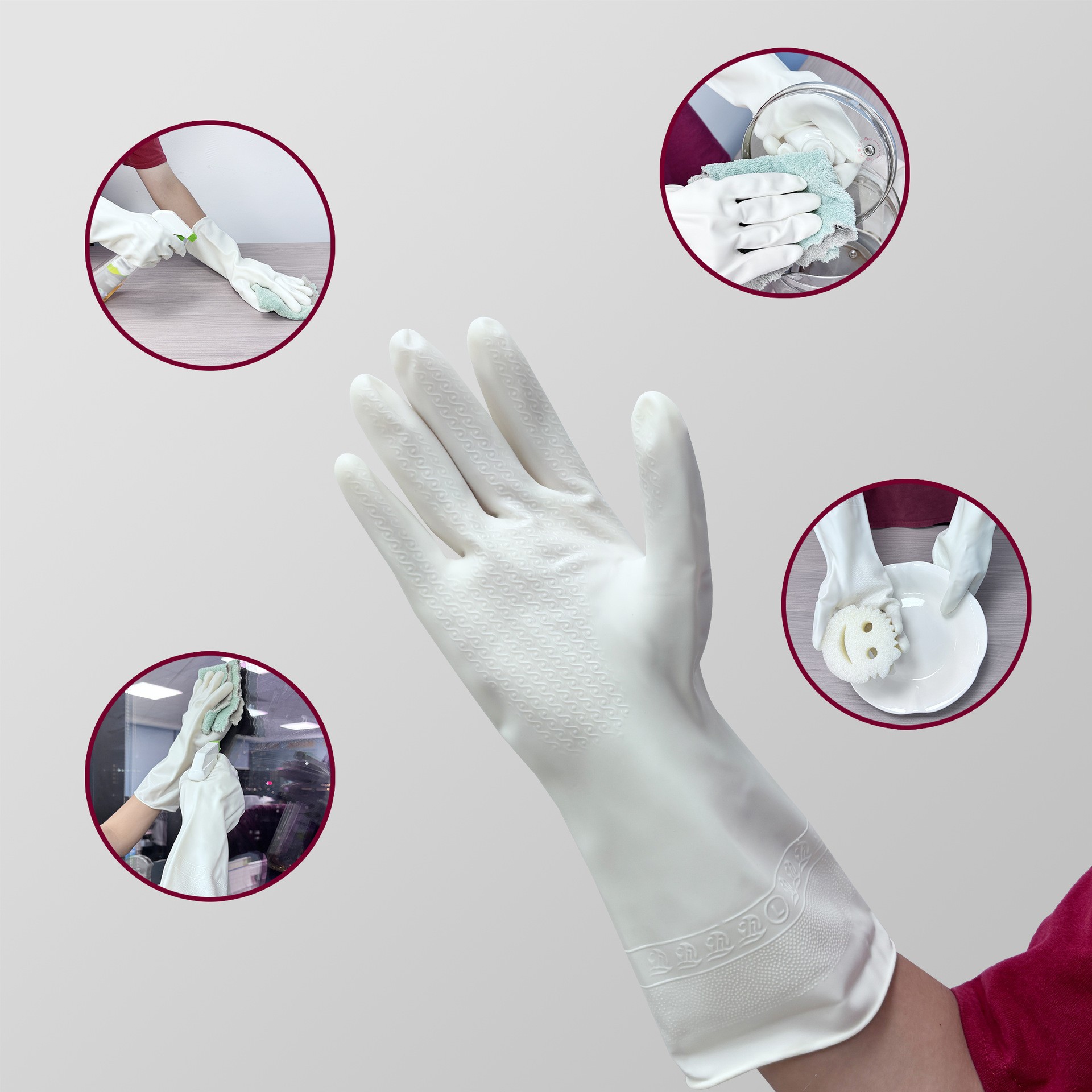 PVC household gloves-PVC-JY-WN 5 PVC household gloves-PVC-JY-WN - Image 5